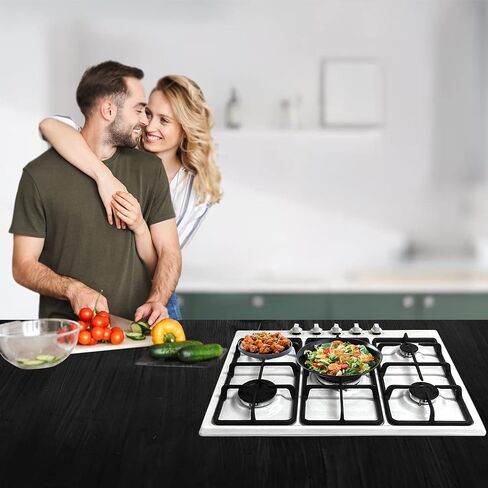 Summit GC527SS 27"" Gas Cooktop with 5 Sealed Burners Wok Ring Continuous Cast Iron Grates in Stainless Steel in Saudi Arabia