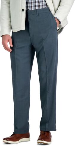 Haggar Men's Premium Comfort Dress Pant Reg. and Big & Tall Sizes, Navy, 44W x 32L in Saudi Arabia