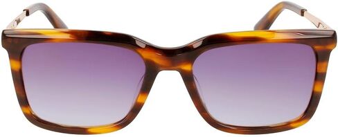 CALVIN KLEIN Men's CK22517S Rectangular Sunglasses, Striped Brown, One Size in Saudi Arabia