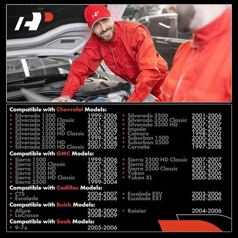 A -Premium Soolant Thermostat Housing Assembly متوافق مع Chevy و GMC و Pontiac و Cadillac و Buick & Workhorse Cars - 1997-2012 - Silverado ، Express ، Savana ، Corvette ، Yukon ، Escalade ، W16 ، W62 & More in Kuwait