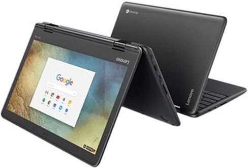 Lenovo 11.6 بوصة 300e Chromebook شاشة لمس LCD 2 في 1 - MediaTek M8173C رباعي النواة 2.1 جيجا هرتز 4 جيجا LPDDR3 32 جيجا ذاكرة فلاش Chrome OS موديل 81H00000US (متجدد) in Kuwait