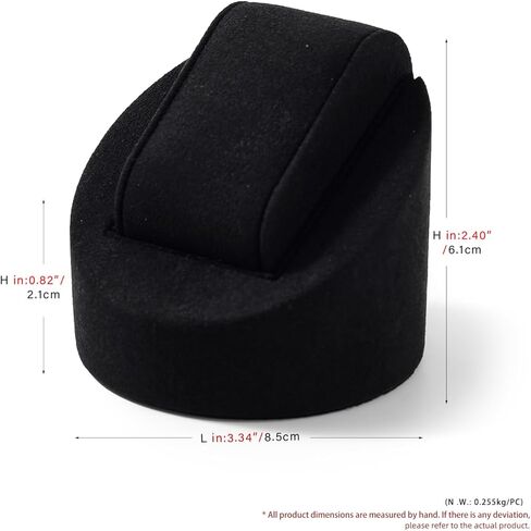 Oirlv Microfiber Watch Display Stand Showcase Jewelry Stand Watch Holder with Pillow(Creamy-white,Microfiber) in Saudi Arabia