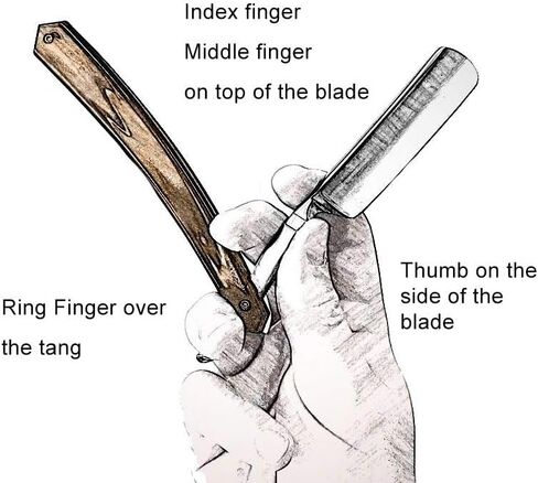 BEAUTY & BARBER Straight Razor, Professional Barber Classic Straight Edge Razor - TAKAHASHI Straight Razor Blade for Barber includes 20 free blades (Multi Color Wood handle Straight Razor) in Saudi Arabia