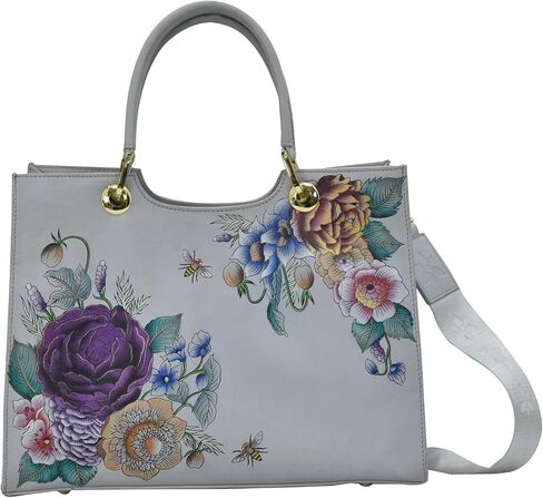 Anuschka Women's Original Hand-Painted Leather Medium Satchel in Saudi Arabia