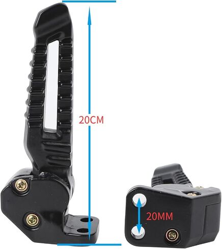 Minho Flodable Motorcycle Footpegs Made of Aluminum Alloy Material Compatible with Yamaha Zuma 125 2022-2024,Cygnus 2018-2024,Gold Color in Saudi Arabia