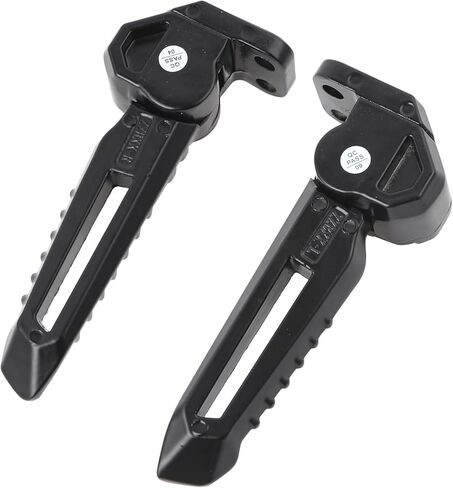 Minho Flodable Motorcycle Footpegs Made of Aluminum Alloy Material Compatible with Yamaha Zuma 125 2022-2024,Cygnus 2018-2024,Gold Color in Saudi Arabia