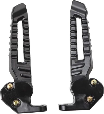 Minho Flodable Motorcycle Footpegs Made of Aluminum Alloy Material Compatible with Yamaha Zuma 125 2022-2024,Cygnus 2018-2024,Gold Color in Saudi Arabia