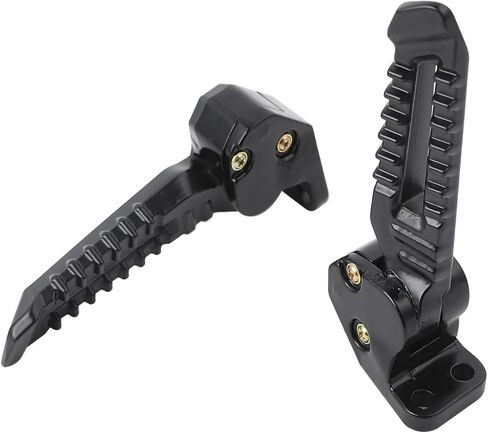 Minho Flodable Motorcycle Footpegs Made of Aluminum Alloy Material Compatible with Yamaha Zuma 125 2022-2024,Cygnus 2018-2024,Gold Color in Saudi Arabia
