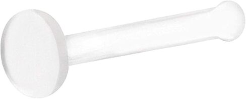 Nose bone retainer 16g Clear and Bioflex in Saudi Arabia