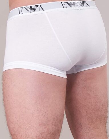 Emporio Armani Men's 3 Pack Trunks, Black in Kuwait