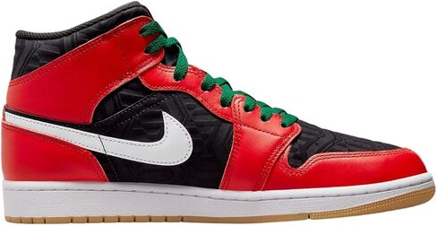 Nike Men's Air Jordan 1 Mid Se Court Purple Suede, White/Court Purple/Black, 8.5 in Saudi Arabia