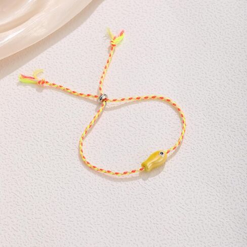 Fish Bracelet Anklet Surfer Colored Adjustable Rope Bracelet Hawaii Beach Summer Beach Women and Men Jewelry in Saudi Arabia