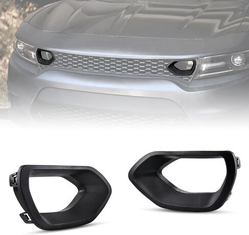 KEWISAUTO Front Bumper Grille Inserts for 2015-2021 Dodge Charger SRT, Front Bumper Center Grill Inserts Mesh Trim Cover for 2015-2021 Dodge Charger SRT/R/T/Scat Pack/Daytona Accessories in Saudi Arabia