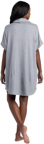 Softies Ultra Soft Dream Jersey Cowl Neck Lounger with Side Seam Pockets, Lightweight Fabric for Casual & Loungewear in Saudi Arabia