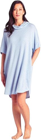 Softies Ultra Soft Dream Jersey Cowl Neck Lounger with Side Seam Pockets, Lightweight Fabric for Casual & Loungewear in Saudi Arabia