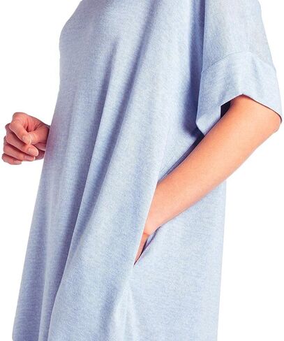 Softies Ultra Soft Dream Jersey Cowl Neck Lounger with Side Seam Pockets, Lightweight Fabric for Casual & Loungewear in Saudi Arabia