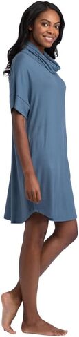 Softies Ultra Soft Dream Jersey Cowl Neck Lounger with Side Seam Pockets, Lightweight Fabric for Casual & Loungewear in Saudi Arabia