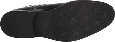 Clarks Men's Whiddon Plain Oxford, Black Leather, 10.5 in Saudi Arabia