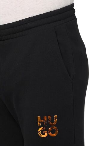 Hugo Men's Stack Logo Cotton Cotton Pants in Saudi Arabia