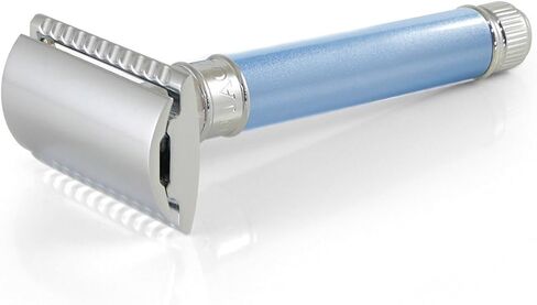 Double Edge Safety Razor, Regular Handle, Imitation Ivory and Gold Plated Octagonal in Saudi Arabia