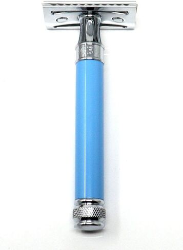 Double Edge Safety Razor, Regular Handle, Imitation Ivory and Gold Plated Octagonal in Saudi Arabia