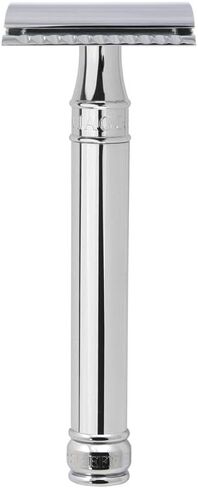 Double Edge Safety Razor, Regular Handle, Imitation Ivory and Gold Plated Octagonal in Saudi Arabia