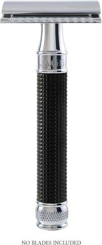 Double Edge Safety Razor, Regular Handle, Imitation Ivory and Gold Plated Octagonal in Saudi Arabia