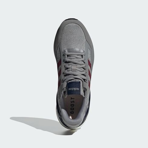 حذاء الجري Nebzed Super للرجال من adidas، رمادي ثلاثي/أحمر ظل/Legend Ink، 8.5 in Saudi Arabia