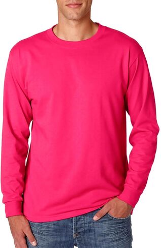 Jerzees Men's Heavyweight Long Sleeve Crewneck T-Shirt in Saudi Arabia