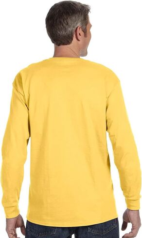 Jerzees Men's Heavyweight Long Sleeve Crewneck T-Shirt in Saudi Arabia