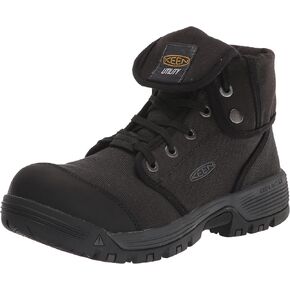 KEEN Utility mens Roswell Mid Composite Toe Canvas Work Boots, Military Olive/Black Olive, 8.5 Wide US in Kuwait