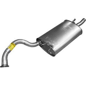 Walker Quiet-Flow SS 54322 Direct Fit Exhaust Muffler Assembly 2.12" Inlet (OD) 2" Outlet (OD) for Mitsubishi Galant