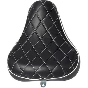 Motorcycle Driver Rider Solo Seat Cushion For Harley Sportster XL883C 883 1200 Custom 72 48 1983-2003, Black