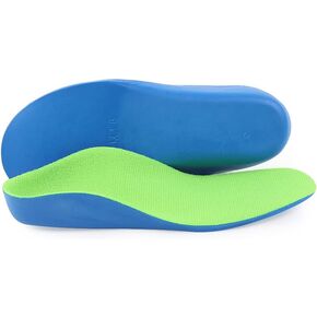 Arch Support Insoles Children Orthotic Inserts Shock Absorption for Walk Run Hike Inner Sole Flat Feet Foot High Arch Pain Plantar Fasciitis Heel Pain Relief 23cm Kid 4-4.5