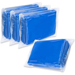 4 PCS Car Clay Bar ، 400G Magic Clay Bar Kit مع الغسيل والامتصاص ، وملحقات Clay Bars Universal تفاصيل تفاصيل للسيارات ، للسيارات ، سيارات الدفع الرباعي ، RVS ، الشاحنات (الأزرق)
