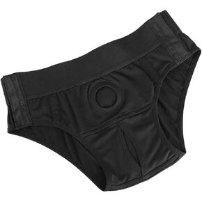 Men's for Harness Pants Strapless Briefs Underwear Black