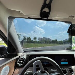 Sun Visor Extender for Cars, Polarized Car Visor Extender Sun Blocker, Anti-Glare Car Visor Protect from Sun Glare, UV-Filtering/Protection, Universal，Windshield Sun Shade，