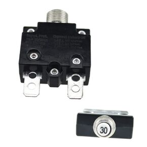 CHILDWEET 30a Resettable Circuit Breaker for Car and Boat Fuse Protection for Vehicles and Yachts Electrical Accessory with Easy Installation