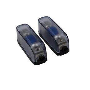 ZOOKOTO 2 Pcs 150A MINI AFS Inline Fuse Holder 4/8 Gauge in 4/8 Gauge Out Fuse Block for Car Audio