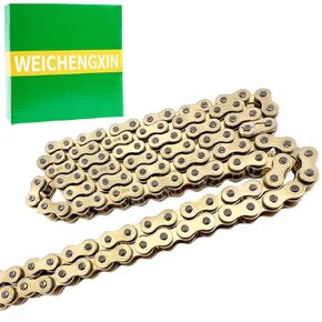 Gold 420 X-Ring Chain 120 Links - Universal Fit for Kawasaki, Honda