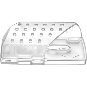 Car Windshield EZ Pass Holder, 2PCS Toll Pass Transponder Holder with Super Strong Suction Cups & Communication Mesh Holes, Auto Interior Storage Organizer Accessories, Universal Fit