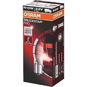 OSRAM TRUCKSTAR PRO PY21W, halogen signal lamp, brake light, rear fog light, 7510TSP, 24 V commercial vehicle, folding carton box (10 unit)