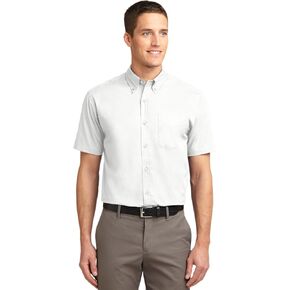 Port Authority Short Sleeve Easy Care Men’s Shirt – Regular Extended Tall Sizes in Kuwait