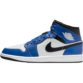 Air Jordan 1 Mid Men's Shoes (DQ8426-402 ، Game Royal/White/Black) الحجم 13