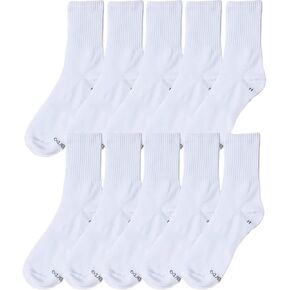 Eduardo Mid-Calf Crew Socks الكلاسيكية الجوارب الراحة الخفيفة الوزن للرجال والنساء 10 باريس