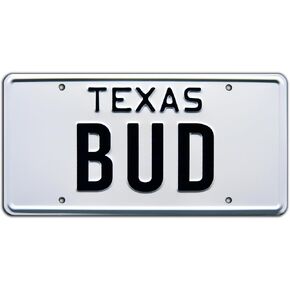 Urban Cowboy | BUD | Metal Stamped License Plate