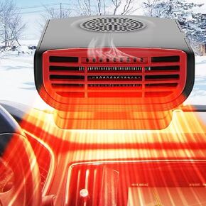 Car Heater,Portable 12V Car Heater and Defroster,3-in-1 Heating & Cooling Fan Aromatherapy Plug In Car Heater,360° Rotating Windshield Defogger