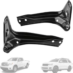 2pcs أقواس الشبكة الجانبية اليمنى واليسرى مجموعة متوافقة مع Toyota Sequoia 2008-2022 & Toyota Tundra 2010-2013 Grille Brackets تحل محل# 531170c030 531180c030 to1207103 to1207104