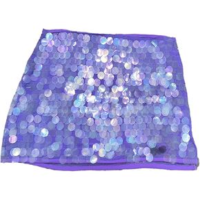 Women Y2K Sequin Mini Skirt Low Leist Tie -Side Split Bodycon Glitter Skirt Sparkle Pencil Short Skirt Club