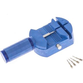 SE Watch Link Remover Tool with 5 Extra Pins - DIY Bracelet & Watch Adjustments, Blue - JT6305A